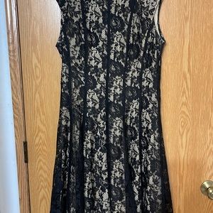 Black Lace Holiday dress.